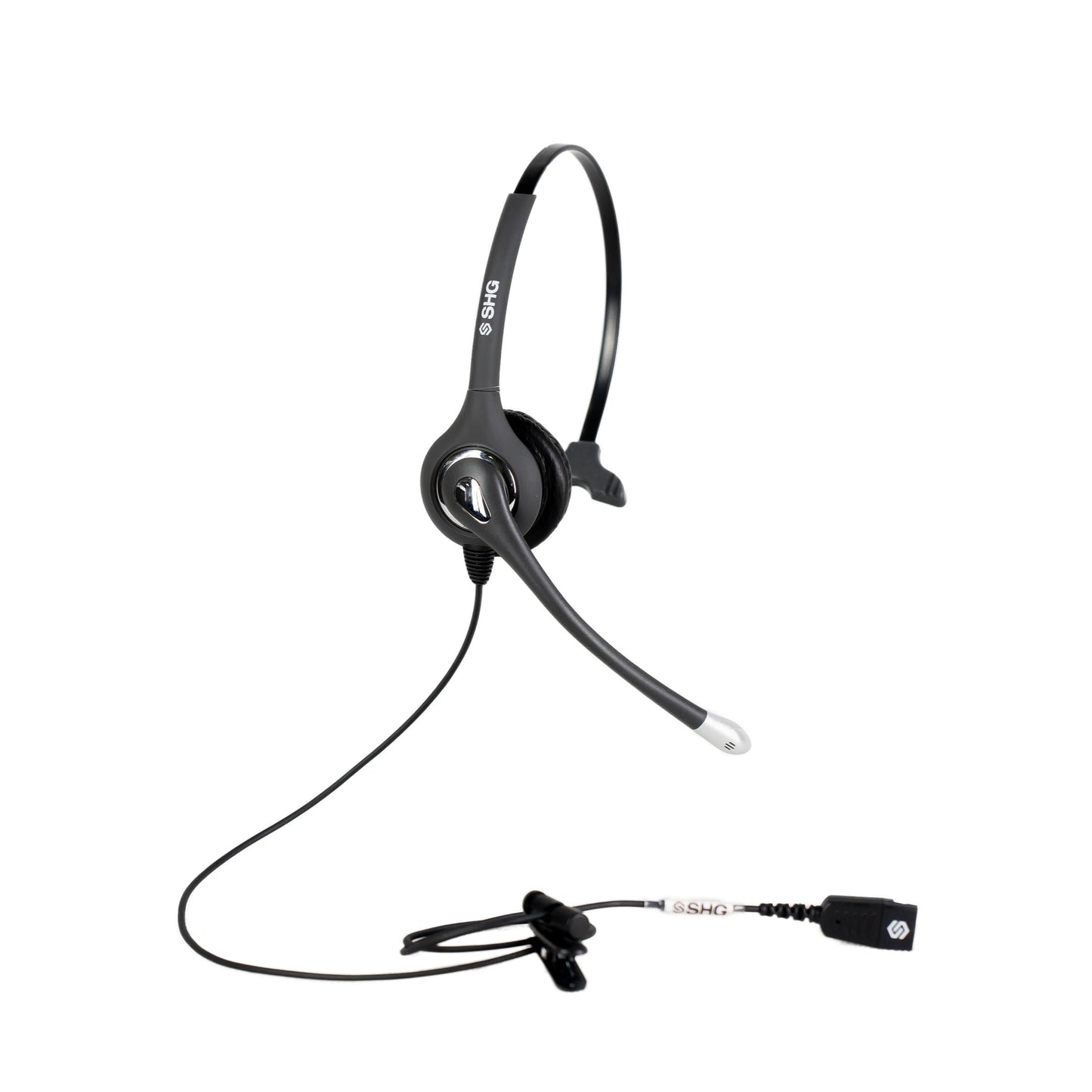 SHG S M500 NC Monaural Headset with Passive Noise Canceling Mic (Cable sold separately.)