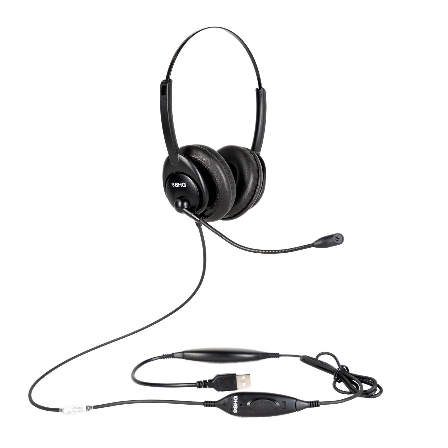 SHG S M5410-BOTH-PTT NNC Military USB Headset with Push-To-Talk Non-Noise Canceling Mic