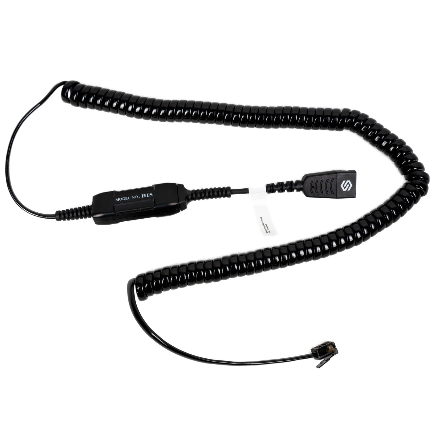 SHG S 135 HIS Amp Cable with Flat QD to RJ9 for SHG Headsets