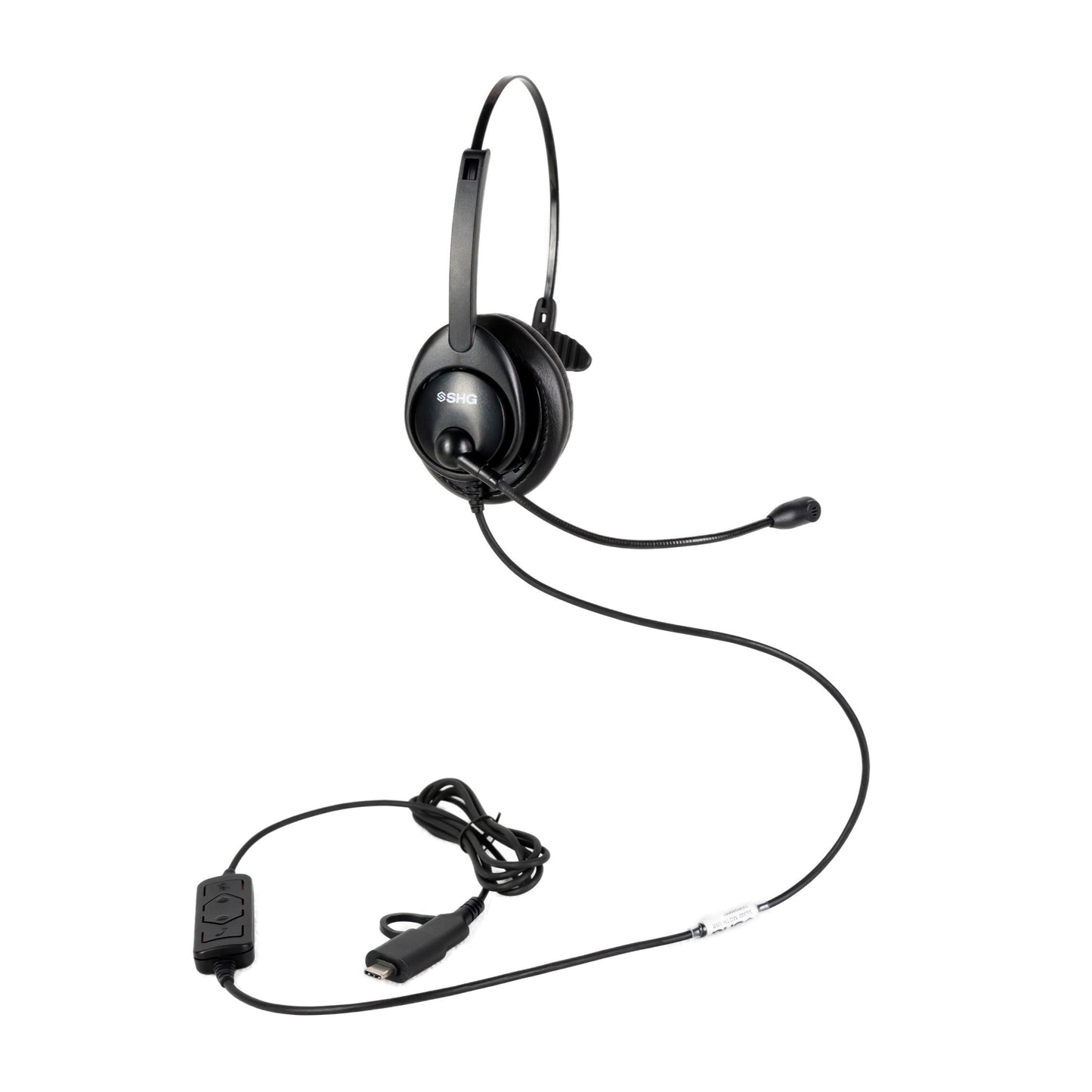 SHG S 5300 USB-MOTH Headset with In-Line Controls Passive Noise Canceling Mic