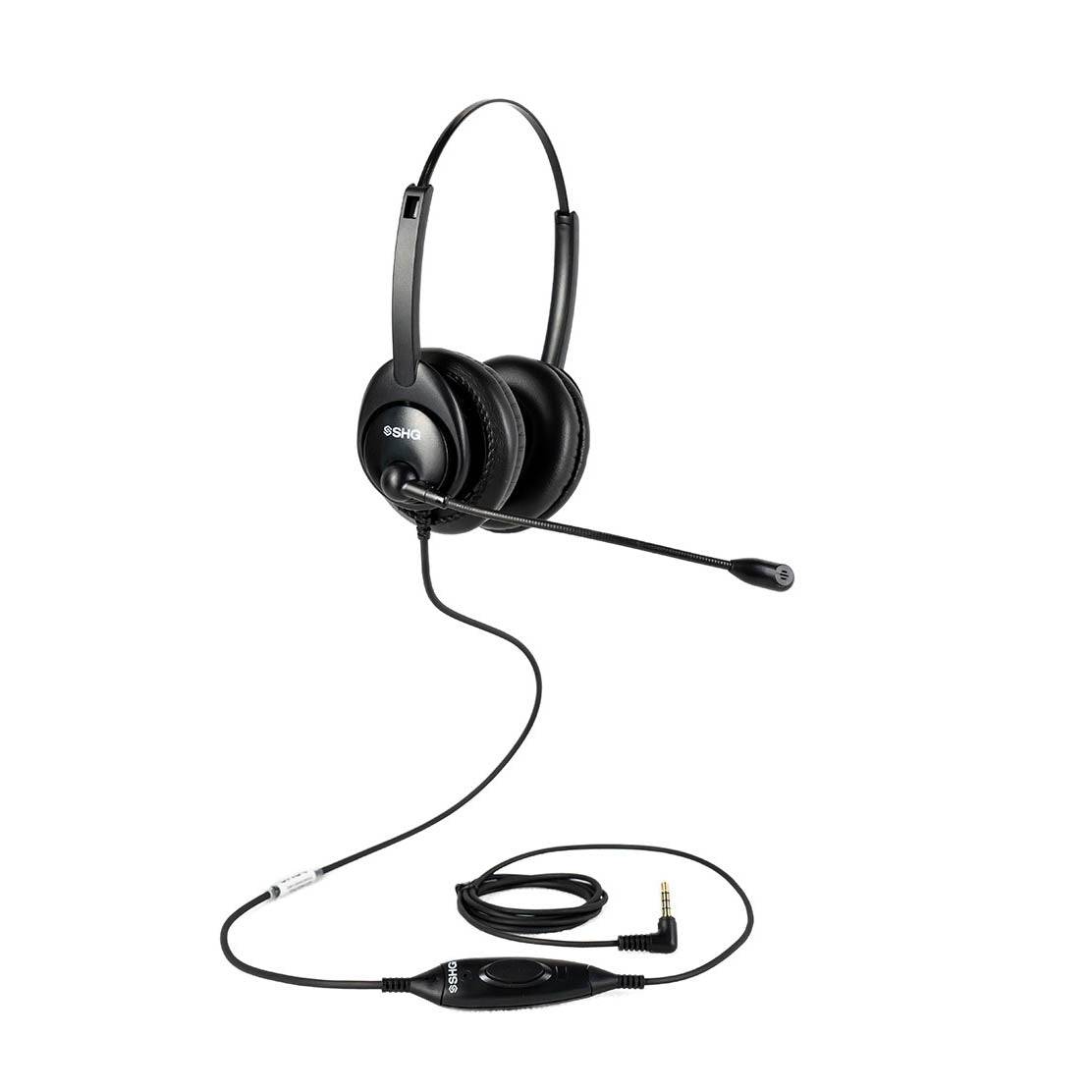 SHG S M5425-BOTH-PTT Ultimate 3.5 MM, Push-to-Talk (PTT) Headset, Passive Noise Cancelling Microphone