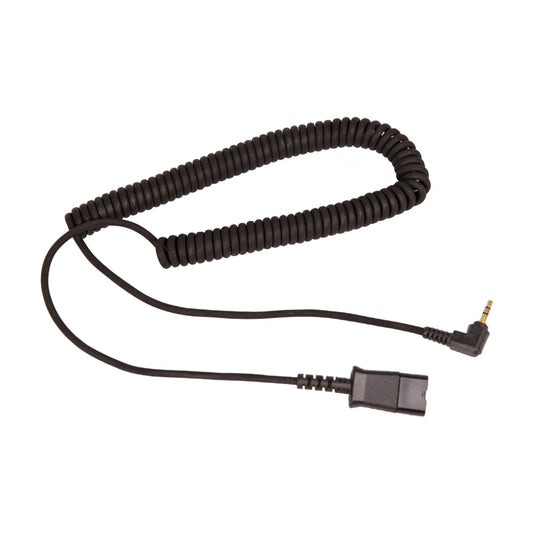 SHG S 138-L-PL 2.5mm Coil Cord to PL QD, Long
