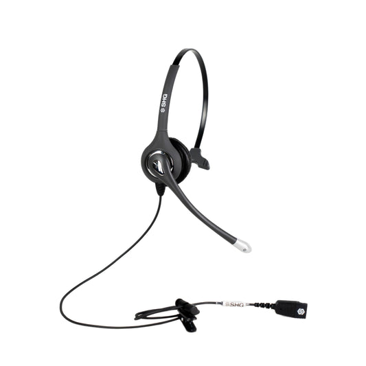 SHG S M500 NC Monaural Headset with Passive Noise Canceling Mic (Cable sold separately.)