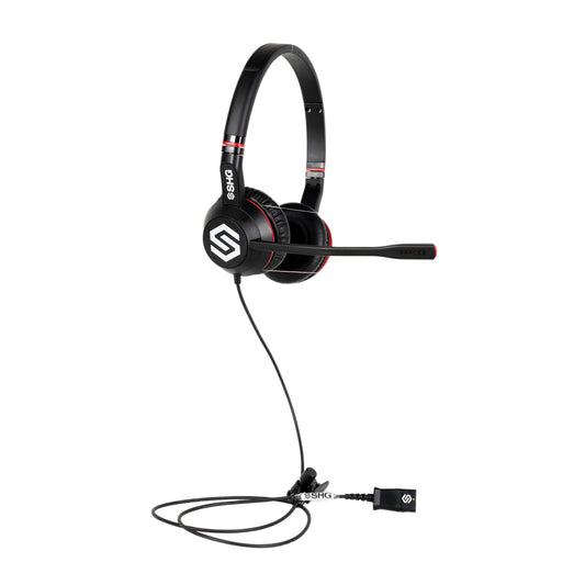 SHG SM800 QD Binaural Headset with Passive Noise Canceling Mic (Cable sold separately.)