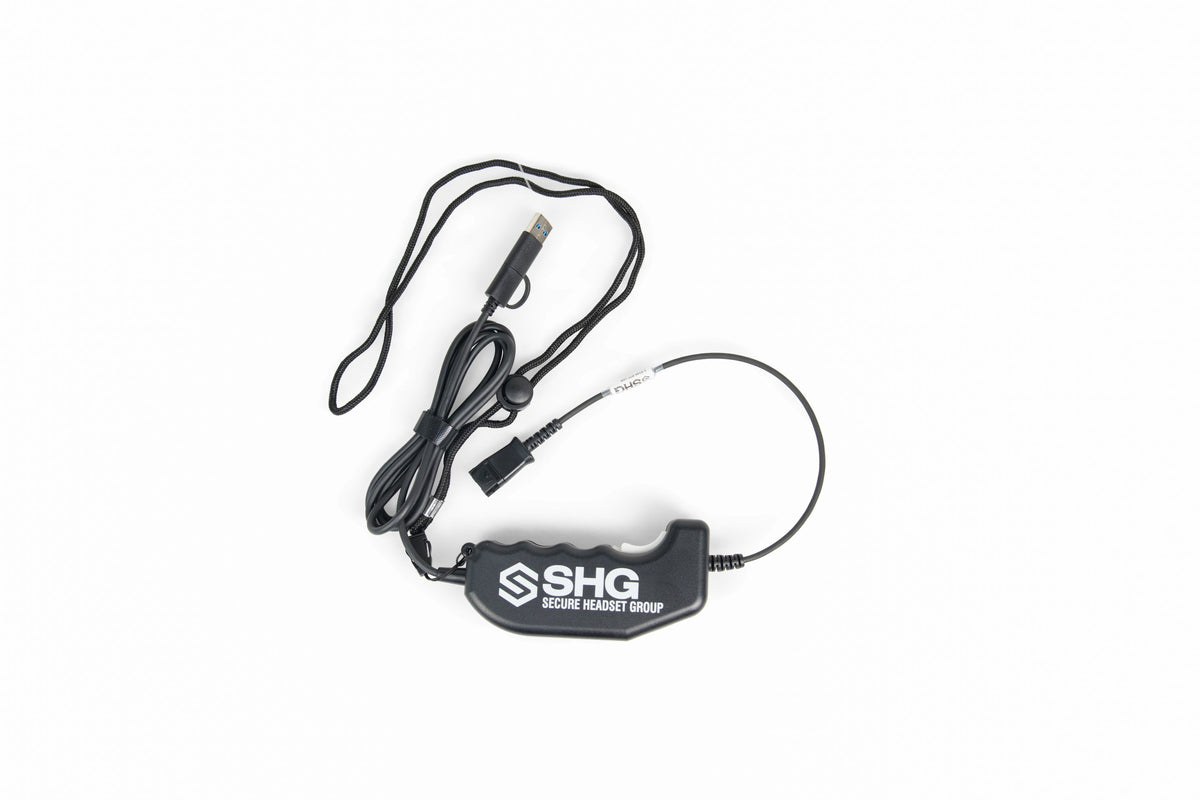 SHG S D145-PTT/AMP-USB Push-To-Talk Amplifier Cable with USB A-C