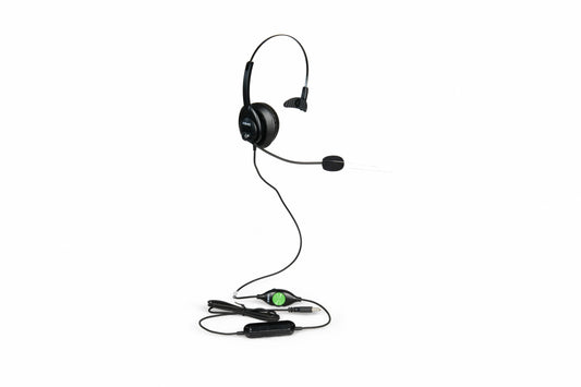 SHG S M5300-MOTH-PTT Monaural Military USB Headset with Push-To-Talk Passive Noise Canceling Mic